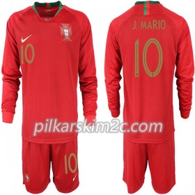 Koszulka Portugalia J. MARIO 10 Dziecięca Główna Mistrzostwa Świata 2018 - Koszulki Piłkarskie(L/S)